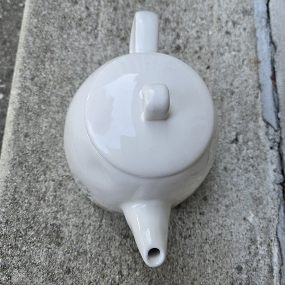 Rae Dunn "MOM'S TEA" By Magenta Floral Teapot Artisan Collection Gift - Picture 9 of 16